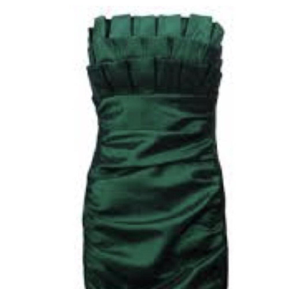 Xscape strapless green dress NWT size 6